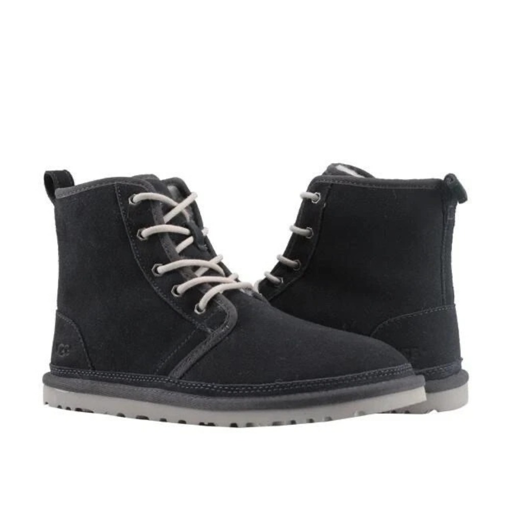 UGG HARKLEY Mens Size 5 Boots‎ True Navy Blue Shearling 1016472  NEW